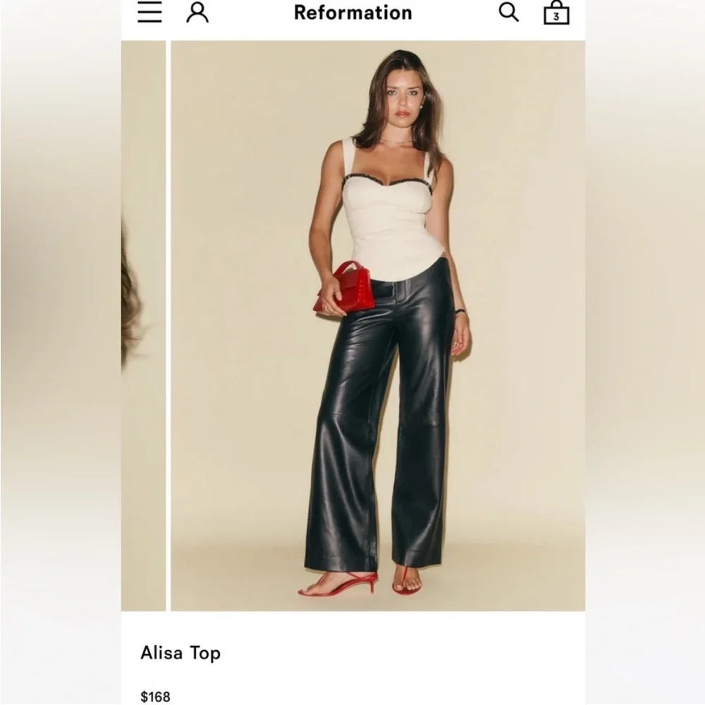 NWT • Reformation Alisa Top - Picture 4 of 9